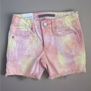 NEW Girls Size 12 Harlow Short stretch rainbow cut off
